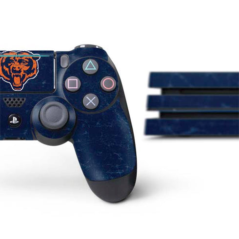 NFL Chicago Bears - Alternate Distressed PS4 Pro Bundle Skin