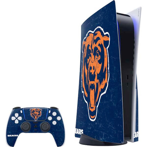 NFL Chicago Bears - Alternate Distressed PS5 Bundle Skin