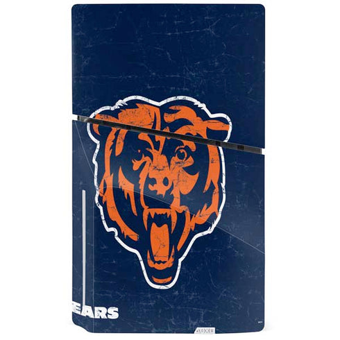 NFL Chicago Bears - Alternate Distressed PS5 Slim Disk Bundle Skin