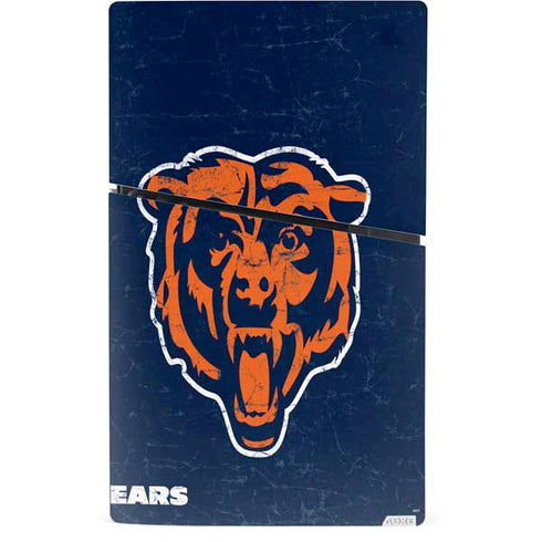 NFL Chicago Bears - Alternate Distressed PS5 Slim Digital Edition Bundle Skin
