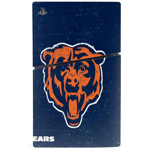 NFL Chicago Bears - Alternate Distressed PS5 Slim Digital Edition Console Skin