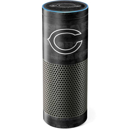 NFL Chicago Bears Black & White Amazon Echo Skin