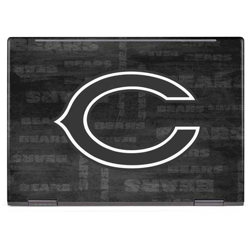 NFL Chicago Bears Black & White HP Envy Skin