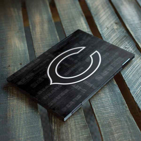 NFL Chicago Bears Black & White HP Envy Skin