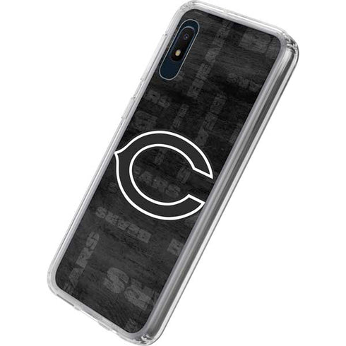 NFL Chicago Bears Black & White Galaxy A10e Clear Case