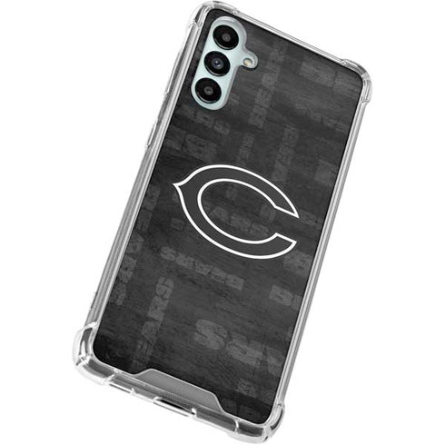 NFL Chicago Bears Black & White Galaxy A15 5G Clear Case