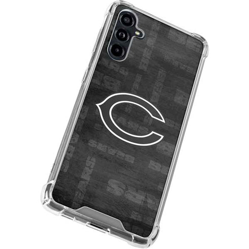 NFL Chicago Bears Black & White Galaxy A54 5G Clear Case
