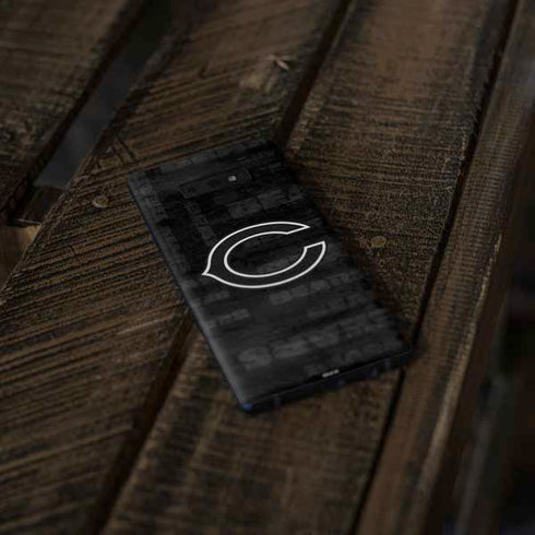 NFL Chicago Bears Black & White Galaxy Note 9 Skin