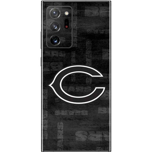 NFL Chicago Bears Black & White Galaxy Note20 Ultra 5G Skin