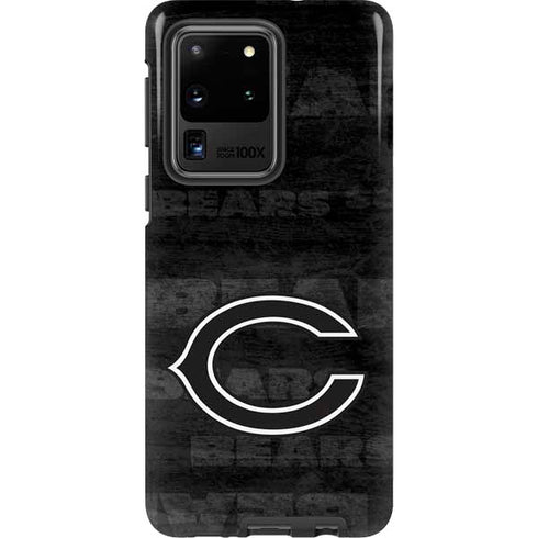 NFL Chicago Bears Black & White Galaxy S20 Ultra 5G Pro Case