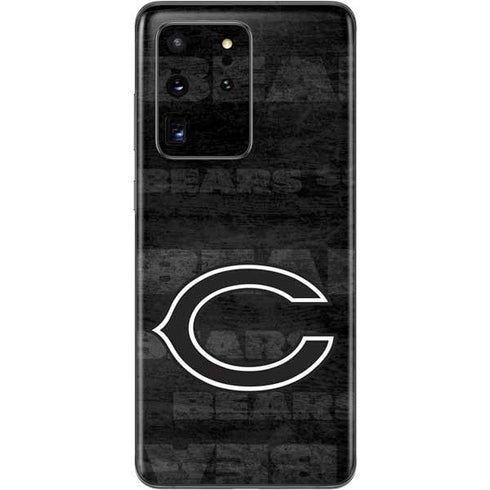 NFL Chicago Bears Black & White Galaxy S20 Ultra 5G Skin