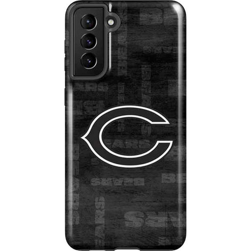 NFL Chicago Bears Black & White Galaxy S21 Plus 5G Pro Case