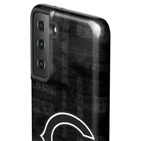 NFL Chicago Bears Black & White Galaxy S21 Plus 5G Pro Case