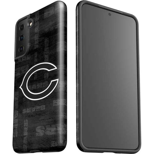 NFL Chicago Bears Black & White Galaxy S21 Plus 5G Pro Case