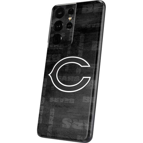 NFL Chicago Bears Black & White Galaxy S21 Ultra 5G Skin
