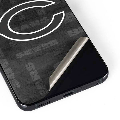 NFL Chicago Bears Black & White Galaxy S22 Plus Skin