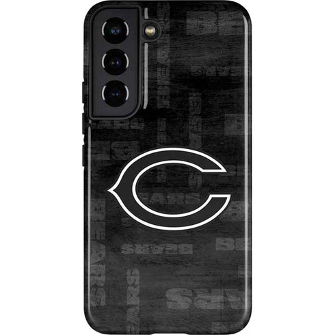NFL Chicago Bears Black & White Galaxy S22 Pro Case
