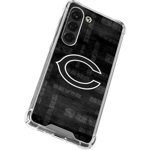 NFL Chicago Bears Black & White Galaxy S23 Clear Case