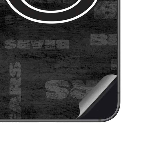 NFL Chicago Bears Black & White Galaxy S23 FE Skin