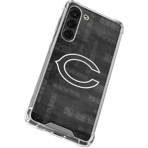 NFL Chicago Bears Black & White Galaxy S23 Plus Clear Case