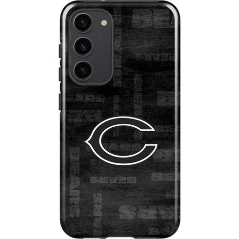 NFL Chicago Bears Black & White Galaxy S23 Plus Pro Case