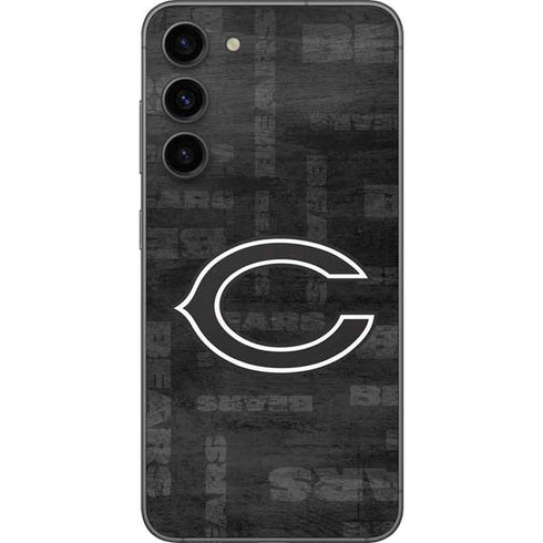 NFL Chicago Bears Black & White Galaxy S23 Plus Skin