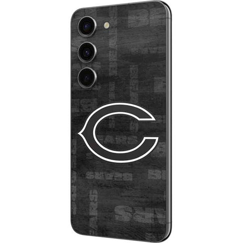 NFL Chicago Bears Black & White Galaxy S23 Skin
