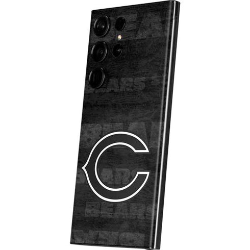 NFL Chicago Bears Black & White Galaxy S23 Ultra Skin