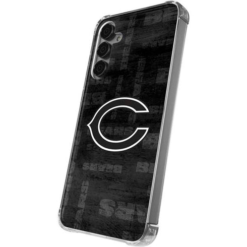 NFL Chicago Bears Black & White Galaxy S24 Plus Clear Case