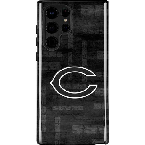 NFL Chicago Bears Black & White Galaxy S24 Ultra Impact Case
