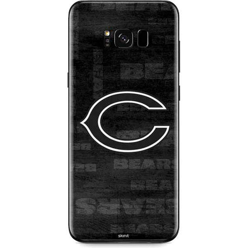 NFL Chicago Bears Black & White Galaxy S8 Plus Skin