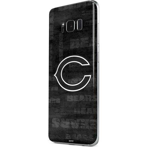 NFL Chicago Bears Black & White Galaxy S8 Skin
