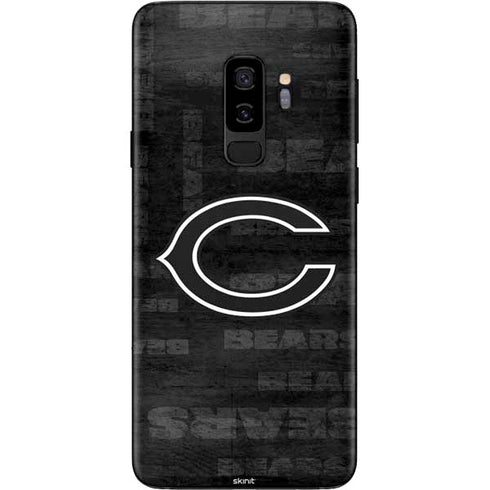 NFL Chicago Bears Black & White Galaxy S9 Plus Skin