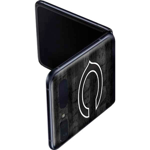NFL Chicago Bears Black & White Galaxy Z Flip Skin