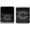 NFL Chicago Bears Black & White Galaxy Z Flip3 5G Skin
