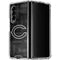 NFL Chicago Bears Black & White Galaxy Z Fold4 5G Clear Case