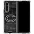 NFL Chicago Bears Black & White Galaxy Z Fold4 5G Clear Case