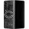 NFL Chicago Bears Black & White Galaxy Z Fold4 5G Skin