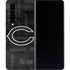 NFL Chicago Bears Black & White Galaxy Z Fold4 5G Skin