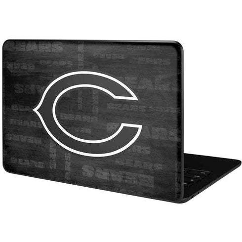 NFL Chicago Bears Black & White Google Pixelbook Go Skin