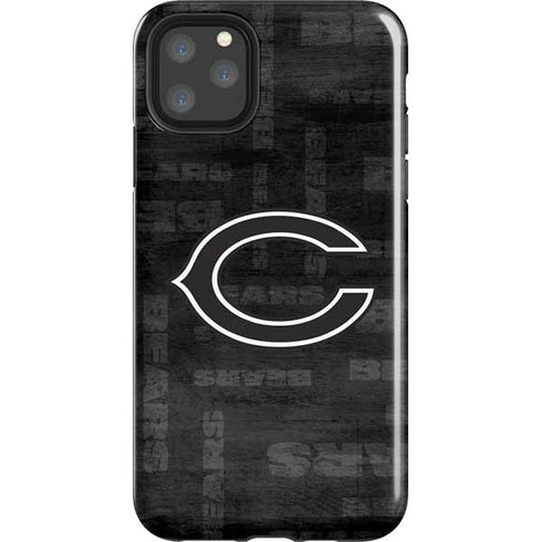 NFL Chicago Bears Black & White iPhone 11 Pro Max Impact Case
