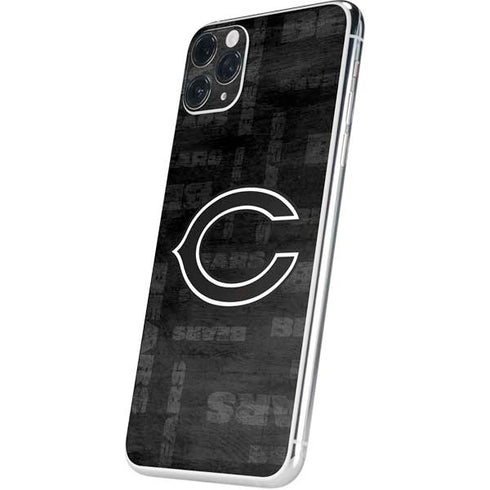 NFL Chicago Bears Black & White iPhone 11 Pro Max Skin