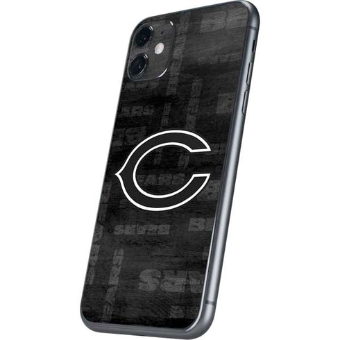 NFL Chicago Bears Black & White iPhone 11 Skin