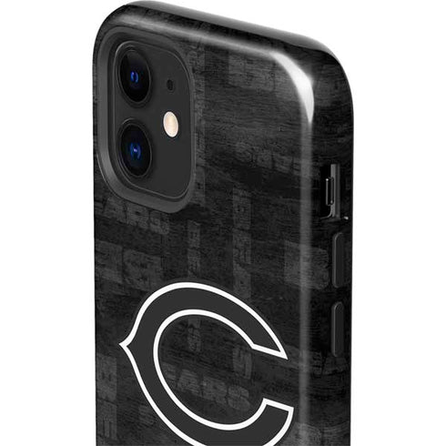 NFL Chicago Bears Black & White iPhone 12 Impact Case