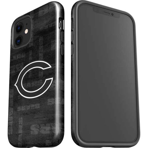 NFL Chicago Bears Black & White iPhone 12 Impact Case