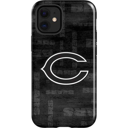 NFL Chicago Bears Black & White iPhone 12 Mini Impact Case
