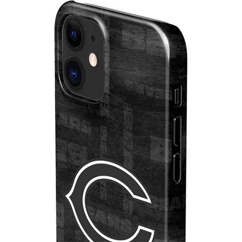 NFL Chicago Bears Black & White iPhone 12 Mini Lite Case