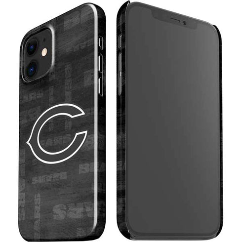NFL Chicago Bears Black & White iPhone 12 Mini Lite Case