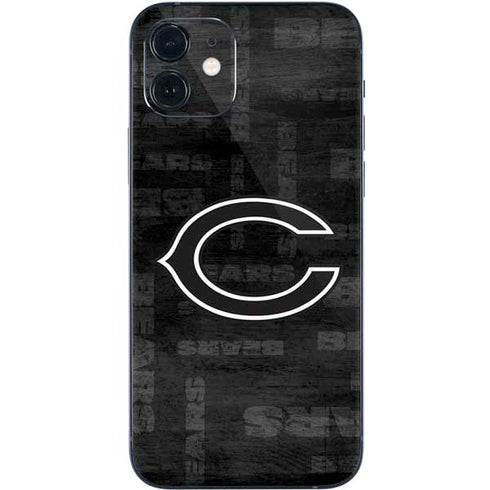 NFL Chicago Bears Black & White iPhone 12 Mini Skin
