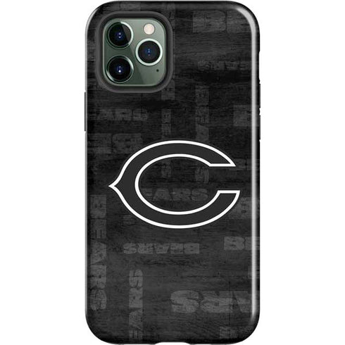 NFL Chicago Bears Black & White iPhone 12 Pro Impact Case